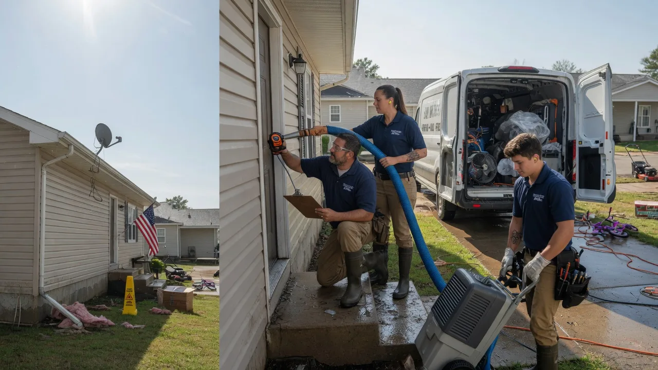 Ceiling Water Damage Restoration in Holloway, MN near me